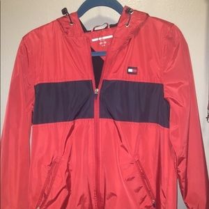 Tommy Hilfiger Sport fleece hooded rain coat